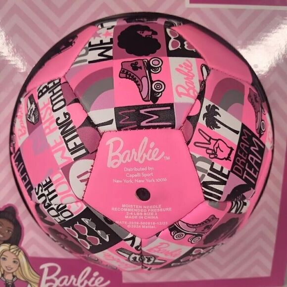 Capelli Barbie Soccer Ball Size 3 Girls Pink "Dream Team" - Picture 4 of 5